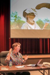 NJ Wight at a Speaking Engagement