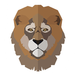 Lion illustration icon