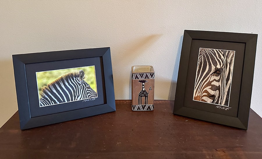 zebra mini prints by njwight